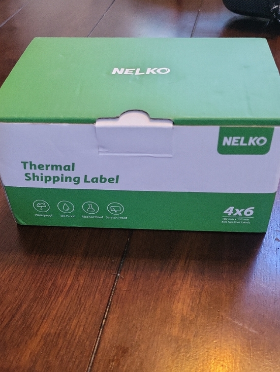 NELKO Other - Nelko Green Thermal Shipping Labels - 4 x 6